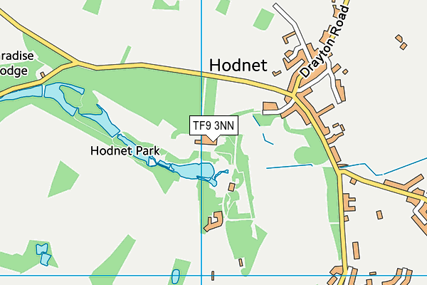 TF9 3NN map - OS VectorMap District (Ordnance Survey) TF9 3NN map - OS VectorMap District (Ordnance Survey)