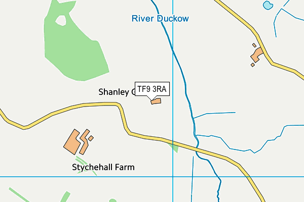 TF9 3RA map - OS VectorMap District (Ordnance Survey) TF9 3RA map - OS VectorMap District (Ordnance Survey)