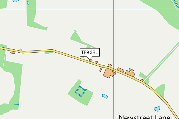 TF9 3RL map - OS VectorMap District (Ordnance Survey) TF9 3RL map - OS VectorMap District (Ordnance Survey)
