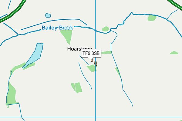 TF9 3SB map - OS VectorMap District (Ordnance Survey) TF9 3SB map - OS VectorMap District (Ordnance Survey)