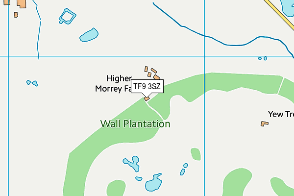 TF9 3SZ map - OS VectorMap District (Ordnance Survey) TF9 3SZ map - OS VectorMap District (Ordnance Survey)