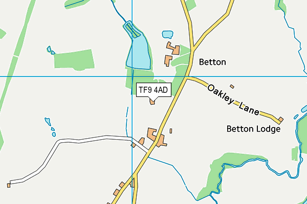 TF9 4AD map - OS VectorMap District (Ordnance Survey) TF9 4AD map - OS VectorMap District (Ordnance Survey)