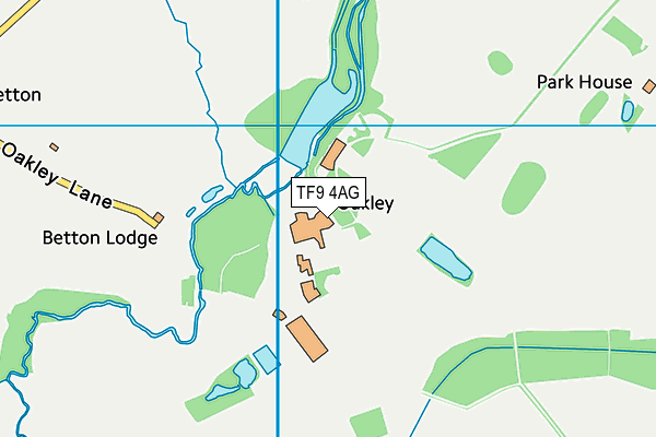 TF9 4AG map - OS VectorMap District (Ordnance Survey) TF9 4AG map - OS VectorMap District (Ordnance Survey)