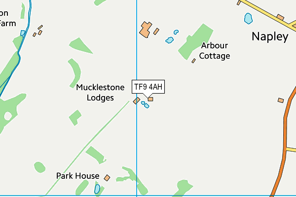 TF9 4AH map - OS VectorMap District (Ordnance Survey) TF9 4AH map - OS VectorMap District (Ordnance Survey)