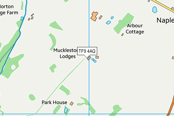 TF9 4AQ map - OS VectorMap District (Ordnance Survey) TF9 4AQ map - OS VectorMap District (Ordnance Survey)