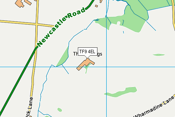TF9 4EL map - OS VectorMap District (Ordnance Survey) TF9 4EL map - OS VectorMap District (Ordnance Survey)