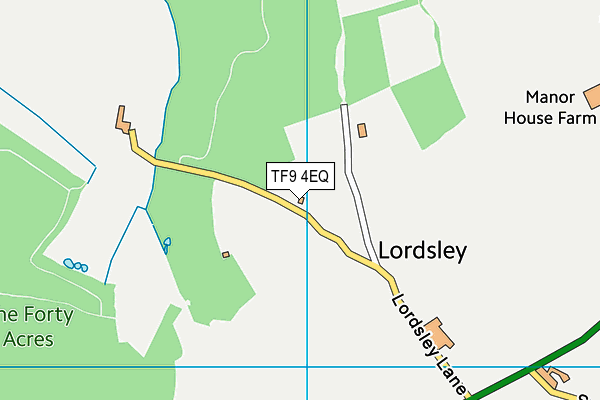 TF9 4EQ map - OS VectorMap District (Ordnance Survey) TF9 4EQ map - OS VectorMap District (Ordnance Survey)