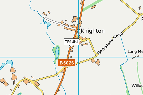 TF9 4HJ map - OS VectorMap District (Ordnance Survey) TF9 4HJ map - OS VectorMap District (Ordnance Survey)