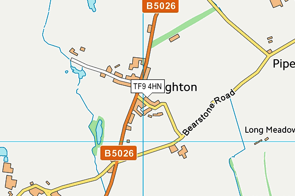 TF9 4HN map - OS VectorMap District (Ordnance Survey) TF9 4HN map - OS VectorMap District (Ordnance Survey)