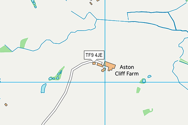 TF9 4JE map - OS VectorMap District (Ordnance Survey) TF9 4JE map - OS VectorMap District (Ordnance Survey)