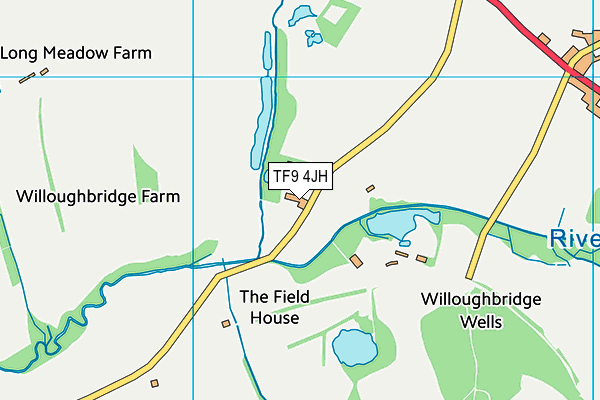 TF9 4JH map - OS VectorMap District (Ordnance Survey) TF9 4JH map - OS VectorMap District (Ordnance Survey)