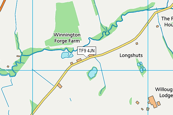 TF9 4JN map - OS VectorMap District (Ordnance Survey) TF9 4JN map - OS VectorMap District (Ordnance Survey)