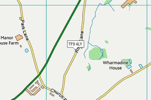 TF9 4LY map - OS VectorMap District (Ordnance Survey) TF9 4LY map - OS VectorMap District (Ordnance Survey)