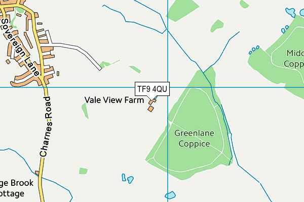 TF9 4QU map - OS VectorMap District (Ordnance Survey) TF9 4QU map - OS VectorMap District (Ordnance Survey)