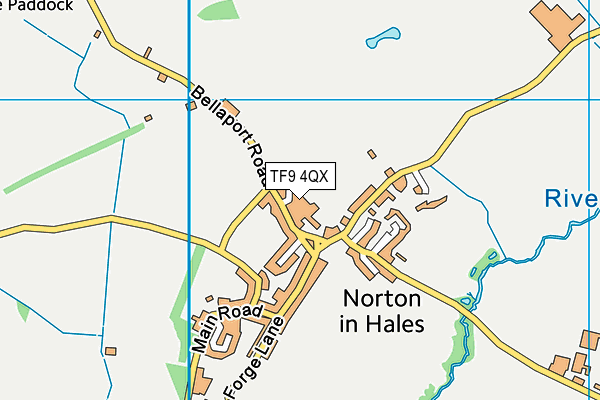TF9 4QX map - OS VectorMap District (Ordnance Survey)