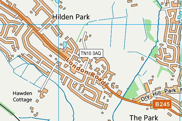 TN10 3AQ map - OS VectorMap District (Ordnance Survey) TN10 3AQ map - OS VectorMap District (Ordnance Survey)
