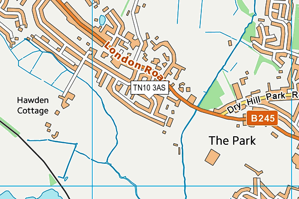 TN10 3AS map - OS VectorMap District (Ordnance Survey) TN10 3AS map - OS VectorMap District (Ordnance Survey)