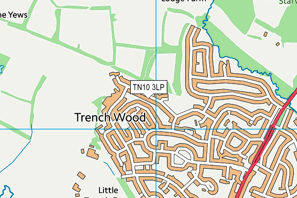 TN10 3LP map - OS VectorMap District (Ordnance Survey) TN10 3LP map - OS VectorMap District (Ordnance Survey)