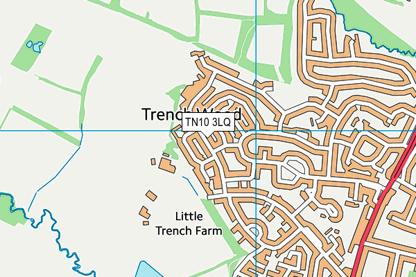 TN10 3LQ map - OS VectorMap District (Ordnance Survey) TN10 3LQ map - OS VectorMap District (Ordnance Survey)