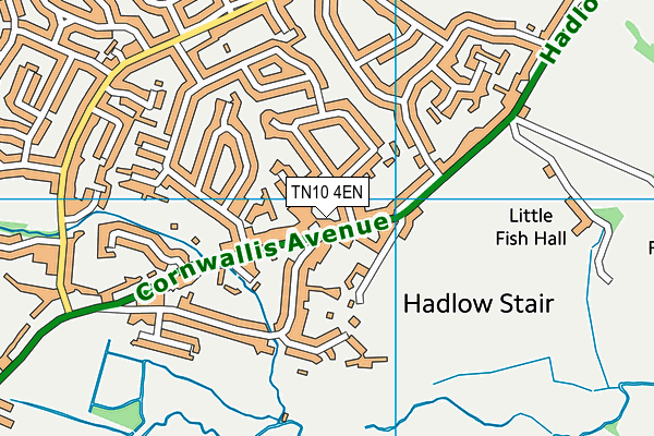 TN10 4EN map - OS VectorMap District (Ordnance Survey) TN10 4EN map - OS VectorMap District (Ordnance Survey)