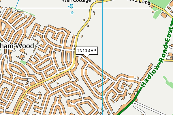 TN10 4HP map - OS VectorMap District (Ordnance Survey) TN10 4HP map - OS VectorMap District (Ordnance Survey)