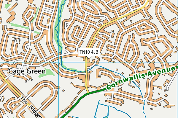 TN10 4JB map - OS VectorMap District (Ordnance Survey) TN10 4JB map - OS VectorMap District (Ordnance Survey)