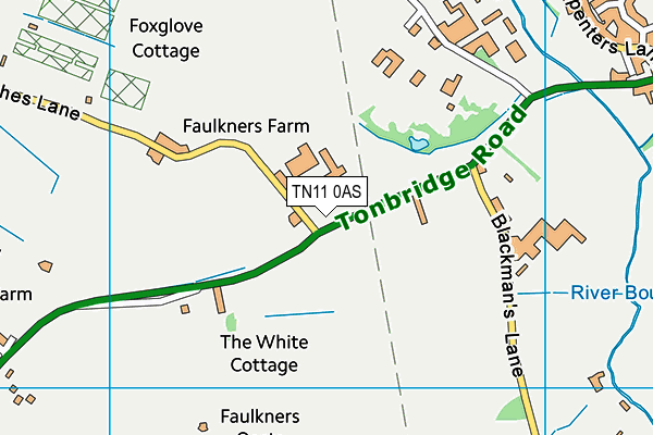 TN11 0AS map - OS VectorMap District (Ordnance Survey) TN11 0AS map - OS VectorMap District (Ordnance Survey)