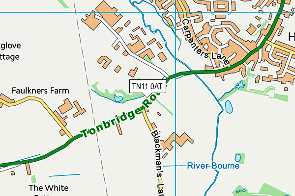 TN11 0AT map - OS VectorMap District (Ordnance Survey) TN11 0AT map - OS VectorMap District (Ordnance Survey)