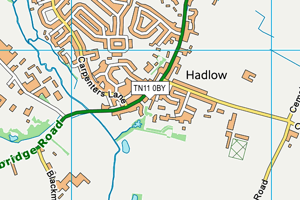 TN11 0BY map - OS VectorMap District (Ordnance Survey) TN11 0BY map - OS VectorMap District (Ordnance Survey)