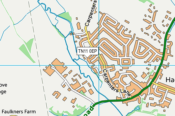 TN11 0EP map - OS VectorMap District (Ordnance Survey) TN11 0EP map - OS VectorMap District (Ordnance Survey)