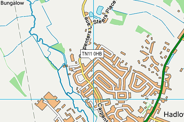 TN11 0HB map - OS VectorMap District (Ordnance Survey) TN11 0HB map - OS VectorMap District (Ordnance Survey)