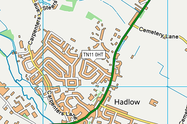 TN11 0HT map - OS VectorMap District (Ordnance Survey) TN11 0HT map - OS VectorMap District (Ordnance Survey)