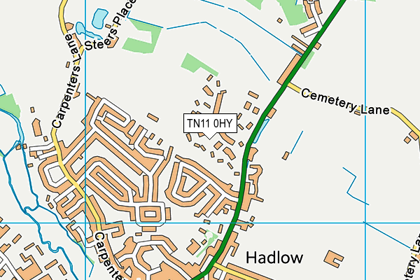 TN11 0HY map - OS VectorMap District (Ordnance Survey) TN11 0HY map - OS VectorMap District (Ordnance Survey)
