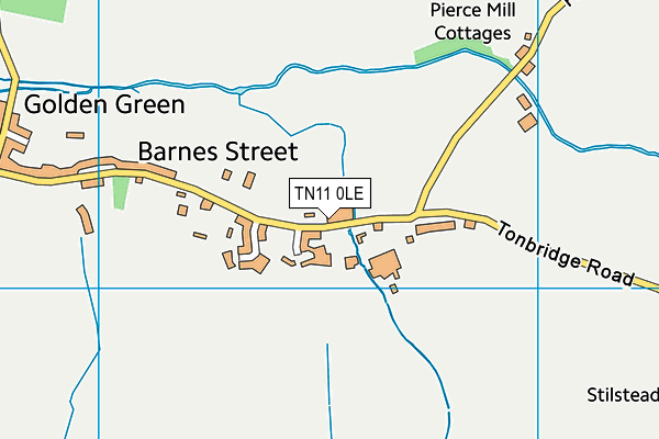 TN11 0LE map - OS VectorMap District (Ordnance Survey) TN11 0LE map - OS VectorMap District (Ordnance Survey)