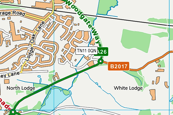 TN11 0QN map - OS VectorMap District (Ordnance Survey) TN11 0QN map - OS VectorMap District (Ordnance Survey)