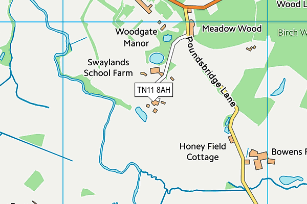 TN11 8AH map - OS VectorMap District (Ordnance Survey) TN11 8AH map - OS VectorMap District (Ordnance Survey)