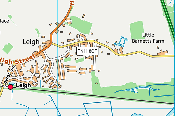 TN11 8QF map - OS VectorMap District (Ordnance Survey) TN11 8QF map - OS VectorMap District (Ordnance Survey)