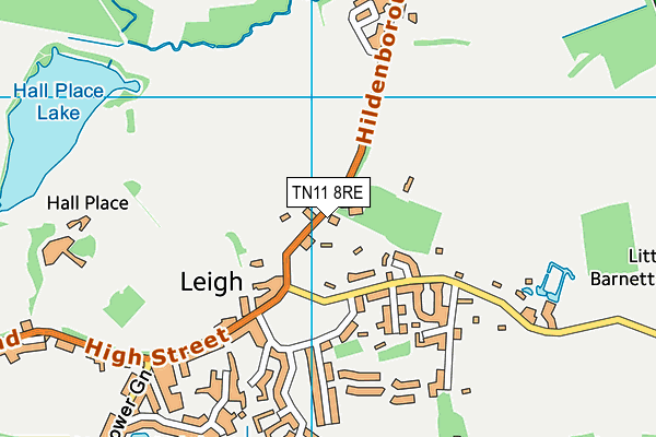TN11 8RE map - OS VectorMap District (Ordnance Survey) TN11 8RE map - OS VectorMap District (Ordnance Survey)