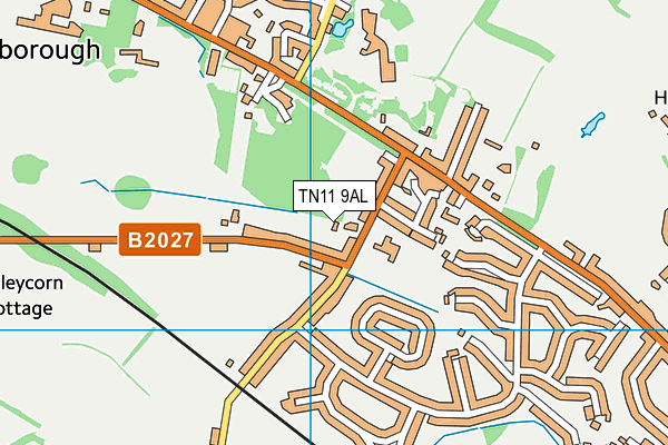 TN11 9AL map - OS VectorMap District (Ordnance Survey) TN11 9AL map - OS VectorMap District (Ordnance Survey)