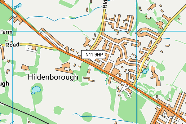 TN11 9HP map - OS VectorMap District (Ordnance Survey) TN11 9HP map - OS VectorMap District (Ordnance Survey)
