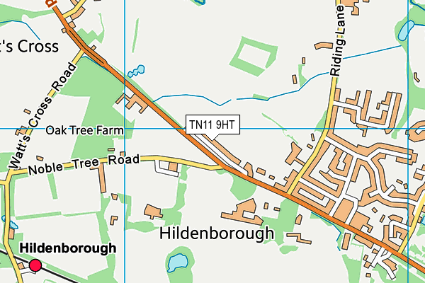 TN11 9HT map - OS VectorMap District (Ordnance Survey) TN11 9HT map - OS VectorMap District (Ordnance Survey)