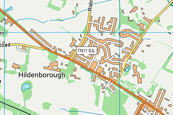TN11 9JL map - OS VectorMap District (Ordnance Survey) TN11 9JL map - OS VectorMap District (Ordnance Survey)