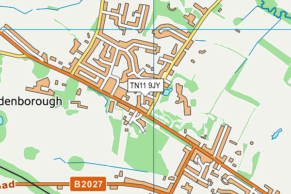 TN11 9JY map - OS VectorMap District (Ordnance Survey) TN11 9JY map - OS VectorMap District (Ordnance Survey)