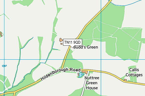 TN11 9QD map - OS VectorMap District (Ordnance Survey) TN11 9QD map - OS VectorMap District (Ordnance Survey)