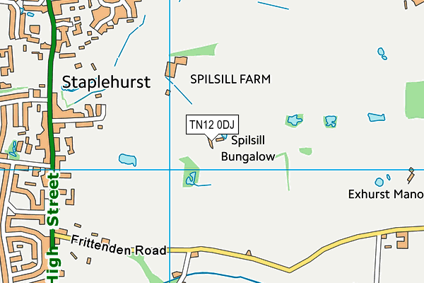TN12 0DJ map - OS VectorMap District (Ordnance Survey) TN12 0DJ map - OS VectorMap District (Ordnance Survey)