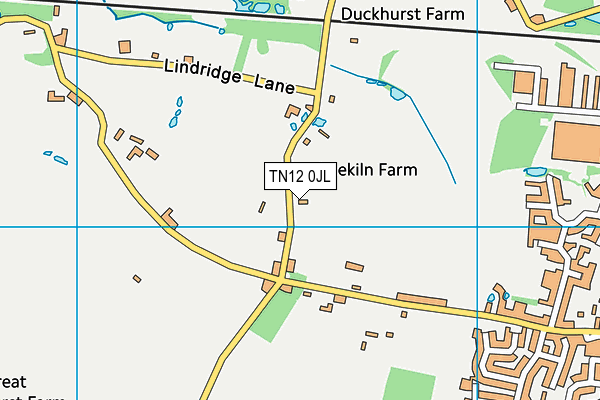 TN12 0JL map - OS VectorMap District (Ordnance Survey) TN12 0JL map - OS VectorMap District (Ordnance Survey)