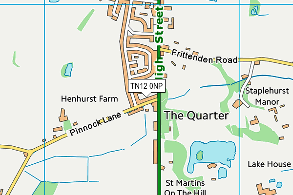 TN12 0NP map - OS VectorMap District (Ordnance Survey) TN12 0NP map - OS VectorMap District (Ordnance Survey)