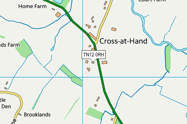 TN12 0RH map - OS VectorMap District (Ordnance Survey) TN12 0RH map - OS VectorMap District (Ordnance Survey)