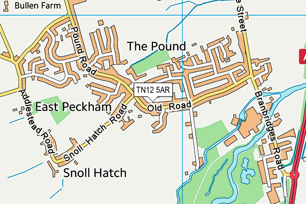 TN12 5AR map - OS VectorMap District (Ordnance Survey) TN12 5AR map - OS VectorMap District (Ordnance Survey)