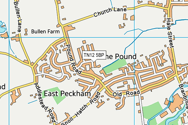 TN12 5BP map - OS VectorMap District (Ordnance Survey) TN12 5BP map - OS VectorMap District (Ordnance Survey)